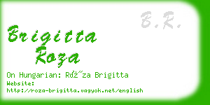 brigitta roza business card